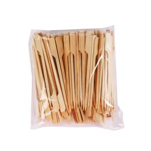 100% Natural Paddle Wooden Bbq Bamboo Stick Eco Frlendly 7cm
