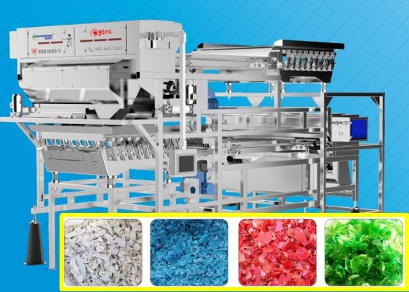 Buy 2 Layers Plastic Sorting Equipment 2.5-4.0T/H 8.75Kw 5300x3750x3200mm at wholesale prices