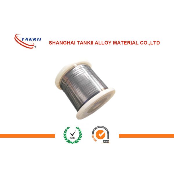Silver Colour Flat Heat Resistant Flat Wire Bare Type 0cr13al4 Fecral Alloy