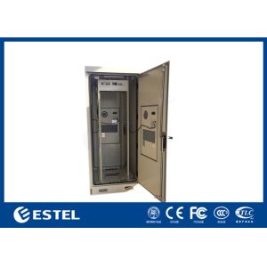 Thermostatic 40U 19 Inch Rack Enclosures Powder Coating Outdoor Telecom Cabinet