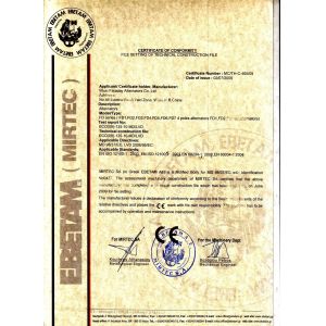 Wuxi Flourish Machinery Co., Ltd Certifications