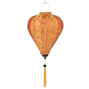 Quality Orange Garlic Silk Lanterns for sale