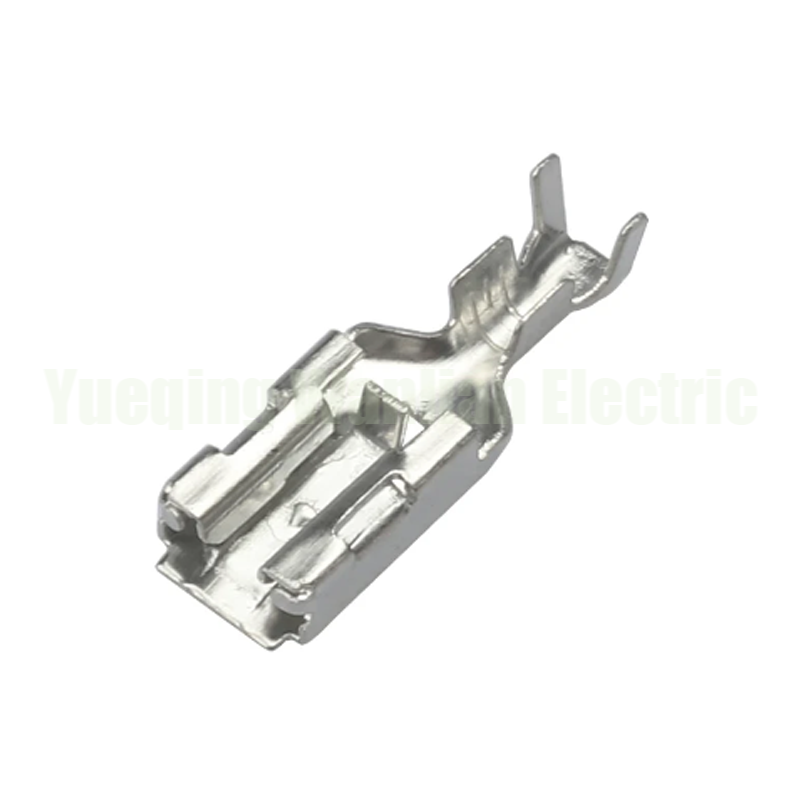 DJ6210-6.3B Brass Tinned Automotive Wire Crimp Terminal 6.3MM Pins Positive Lock