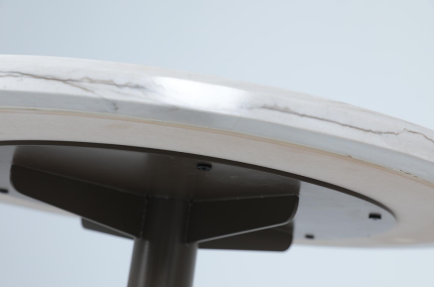 Modern Simple Natural Marble Round Coffee Table