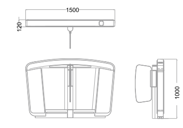 Intelligent Automatic Speed Gate Turnstile 304 Stainless Steel With People Counting Systems
