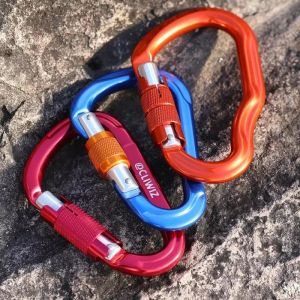 Electrolytic Treatment Finish Heavy Industry Aluminum Carabiner Hook Custom Clip