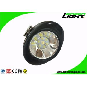 10000lux High Power Cordless Mining Lights , LED Mining Cap Lamp Light Weight