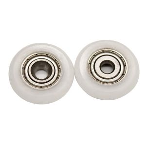9mm Width Nylon Door Rollers , Dia 31mm Nylon Garage Door Wheels 608ZZ Bearing