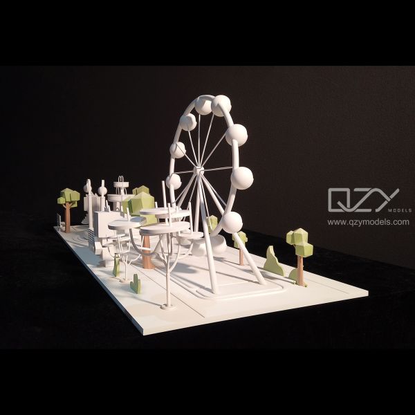 Minimalism White Architectural Model Making Supplies 3D Printing Gift