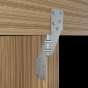 18-Gauge Hot Dip Galvanized Hurricane Ties with Triangle Bracket Made of Carbon