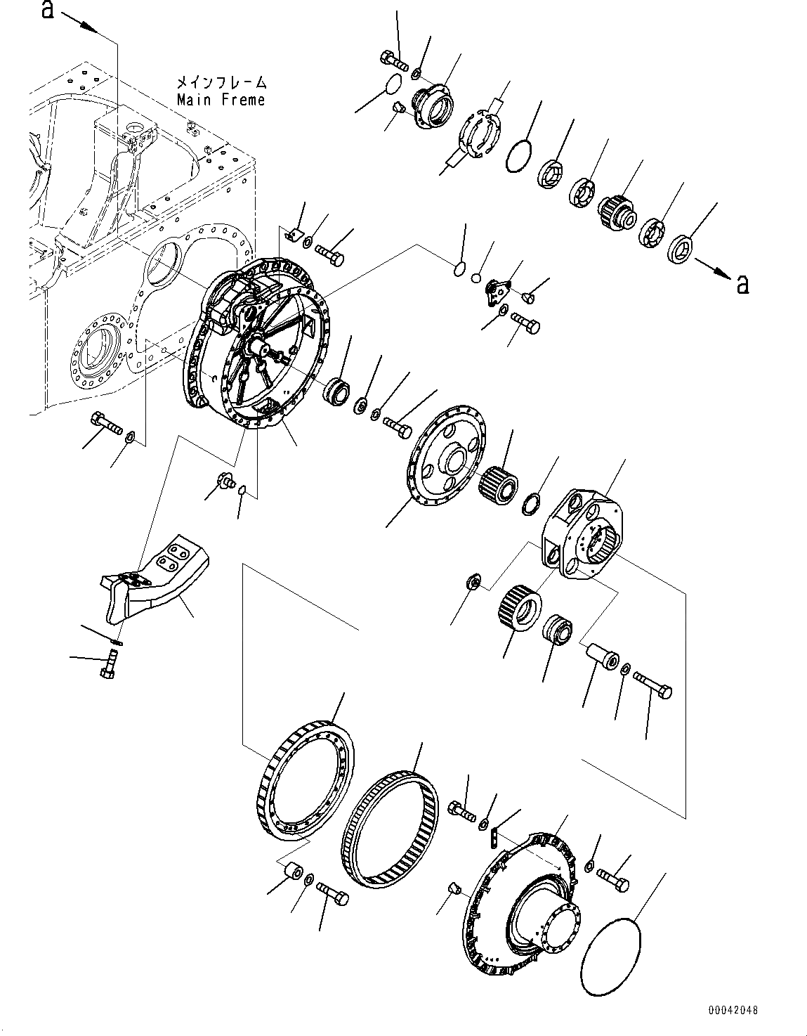 17A-27-00031 17A-27-00030 17A-27-00041 17A-27-00040 FINAL DRIVE For komatsu