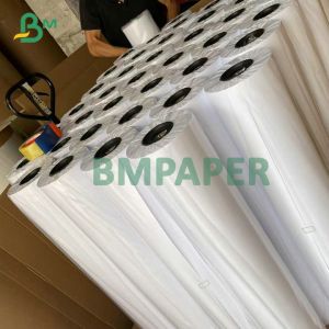 2'' Core White Ink Jet Engineering Paper 20# CAD Bond Roll 24'' x 300ft