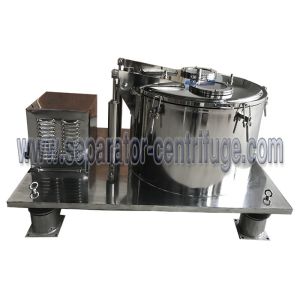 Quality Top Discharge Vertical Basket Centrifuge For Alcohol Extraction for sale