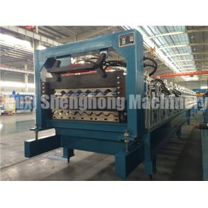 Galvanized Roofing Sheet Double Deck Roll Forming Machine 16mm