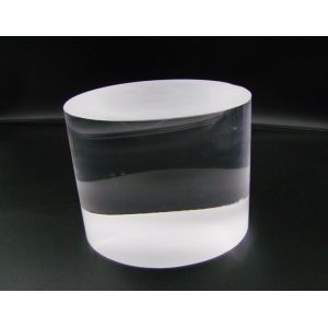 Optical Glass 150*150mm Transparent Direct Drawn Quartz Ingot
