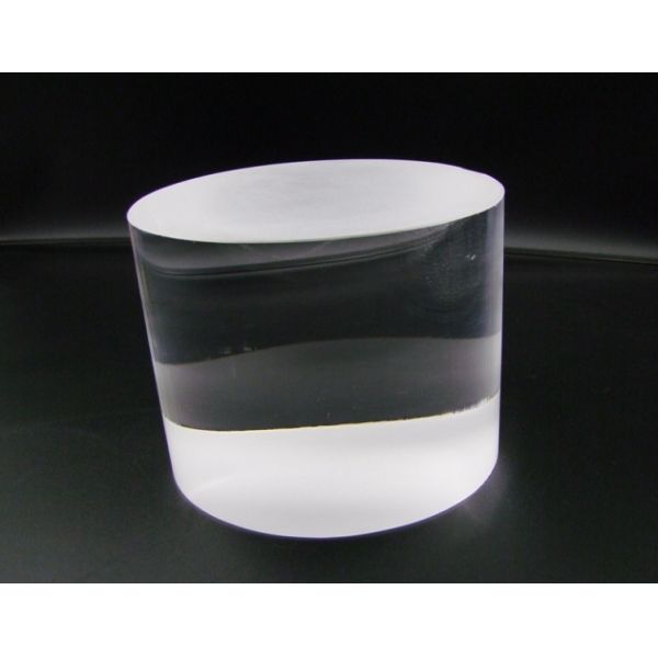 Optical Glass 150*150mm Transparent Direct Drawn Quartz Ingot