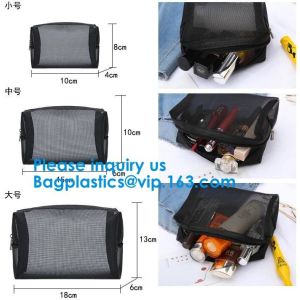 Quality Women's cosmetics Travel cosmetic bag,Nylon Mesh Cosmetic Makeup Bag,Promotional Bags, PVC/PE/EVA/PU/TPU for sale