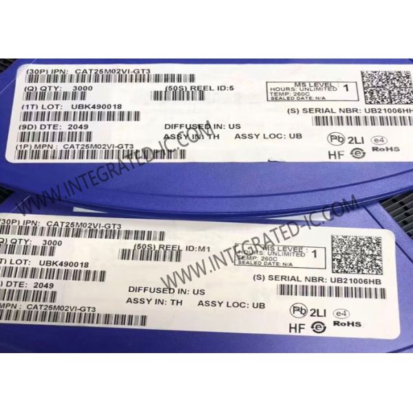 Buy CAT25M02VI-GT3 Memory IC Chip 2Mbit EEPROM Serial Memory IC With SPI Interface at wholesale prices