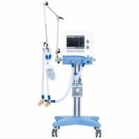 Pneumonia Patients Ventilator Breathing Machine , 4 Wheels Icu Ventilator