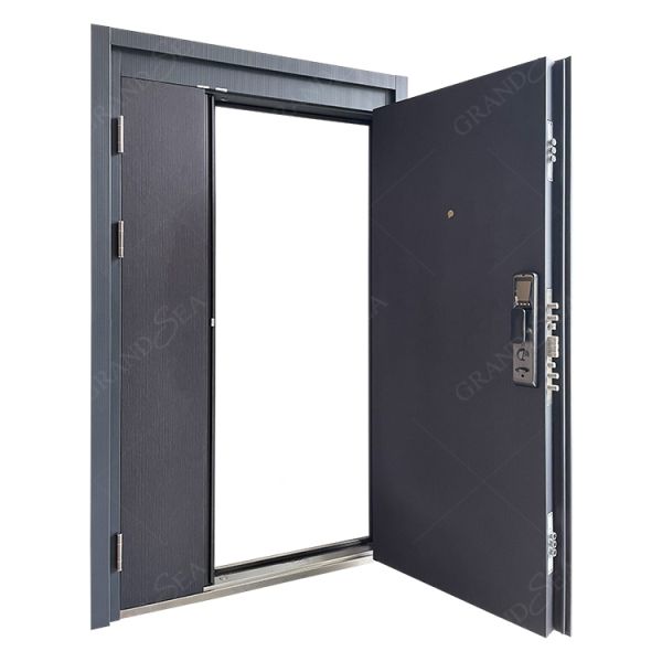 Buy American  Style Luxury Design High Quality Low Price Single Double Exterior Security Steel Door Price at wholesale prices
