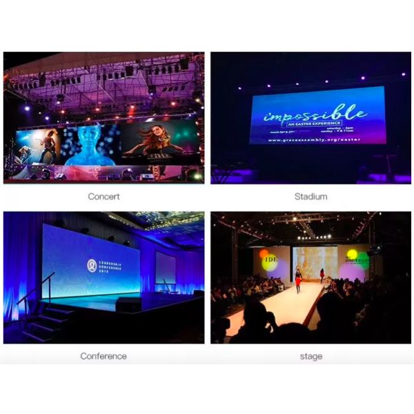 New Design Church Stage Events Indoor Rental Led Display Screen Panels Video Wall