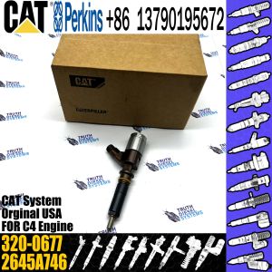 Diesel Fuel Injector 10R7671 10R-7671 320-0677 3200677 For CAT Excavator Engine