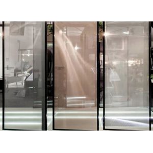 Customized Color Decorative Metal Fabric / Metal Coated Fabric For Glass