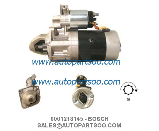 0001218757 0001223001 - BOSCH Starter Motor 12V 2.2KW 9T