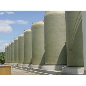 China Fiberglass 8CBM FRP Chemical Storage Tank Softened Water Treatment on sale
