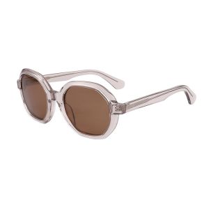 Women'S Round Acetate Sunglasses Polarized Customize Logo Anti Glare