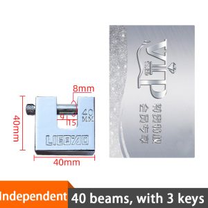 Anti Theft Safe Stainless Steel Rectangular Lock Padlock Keyed Padlock