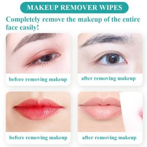 Individual Package Facial Wet Makeup Remover Wipes Private Label OEM