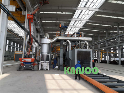 Steel Structure H Beam Shot Blasting Machine Pass Through Type