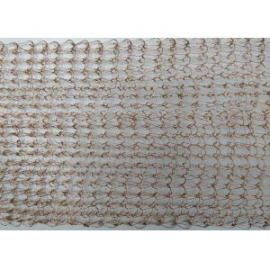 316L Knitted Wire Mesh Twin Wire / Dogan Wire 0.18mm Dia 38mm Width For Thermal