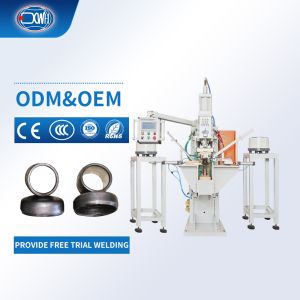 Metal Automatic Feeding Shock Absorber Bottom Cover Resistance Welding Machine