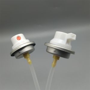 Dual Function Foam Spray Valve with Brush for Automotive Cleaning