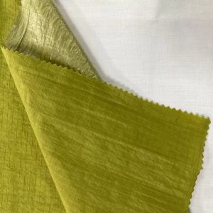 Shiny Metal Coated Fabric Gridstop Nylon for Fashion Accessories-Bags Purses