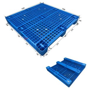 3 skids grid top racking plastic pallet for rent