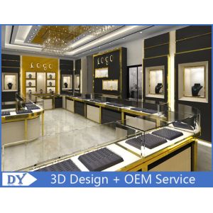 Stainless Steel Jewelry Showcase / Jewelry Wall Display Cases