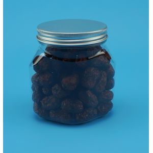 PET Material Round Plastic Food Containers Anti Bacteria Screw On Lid