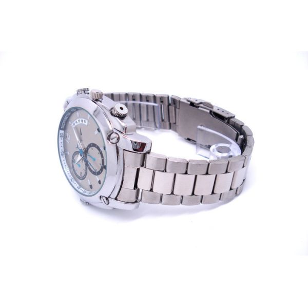 Metal watchband smart watch bluetooth silver color