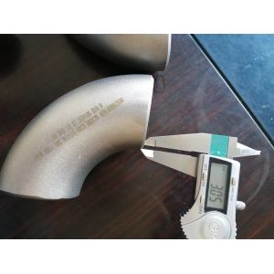 Super Duplex Stainless Steel Pipe Fittings UNS S32750 ASME B16.9 90D Elbow Long