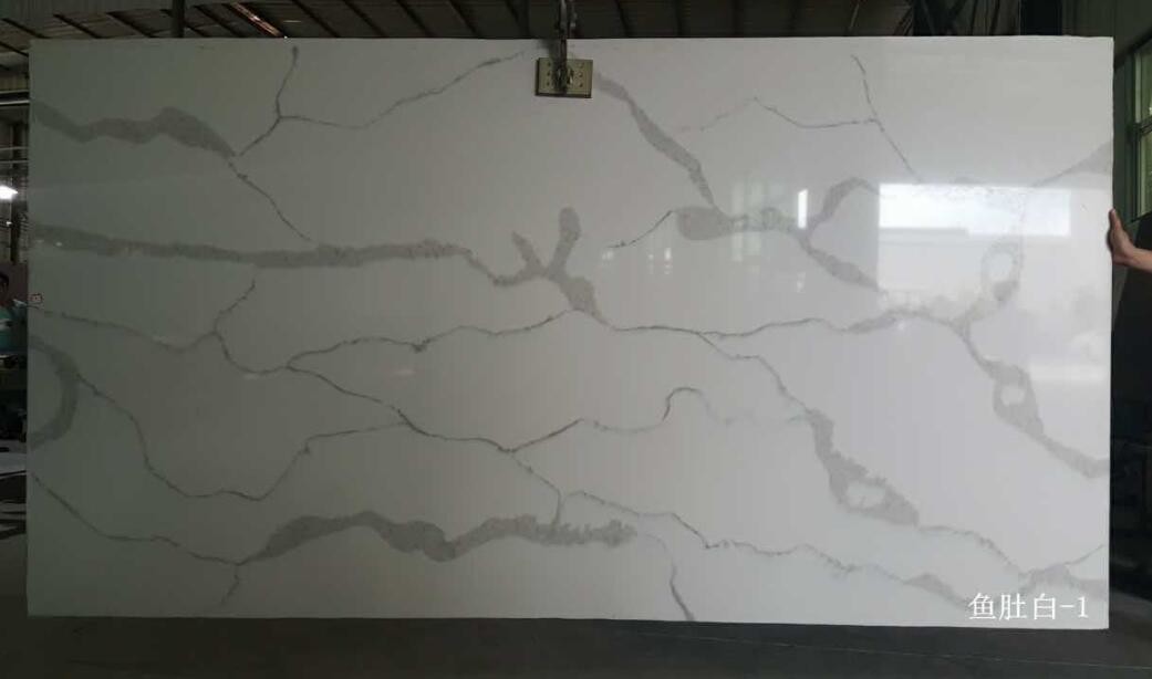 Popular color quartz stone for Calacatta quartz stone countertop
