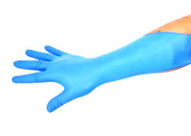 Buy CE Approval Disposable Protective Gloves , Anti Virus Medical Latex Gloves at wholesale prices