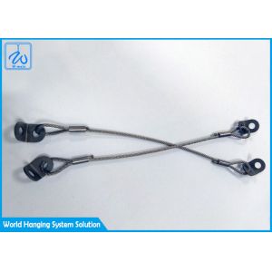 Customized Prevent Fall Garage Door Spring Safety Cable With Bending Terminal