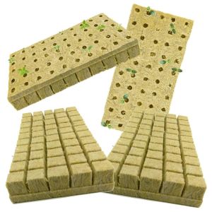 Modern 200x200x200mm Agricultural Soilless Rock Wool Planting Blocks Heat