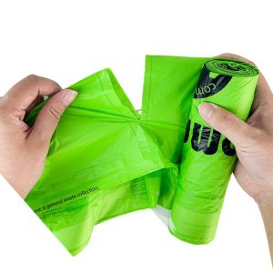 Non Toxic Harmless Compostable Garbage Bags Drawstring Refuse Bags