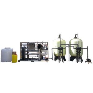 6000LPH Brackish Water System Ro Water Plant Machine 220 / 380V For Boiler /