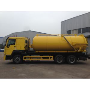 4m3 - 16m3 Sewage Sewage Suction Truck Dumping System With High Pressure Italian