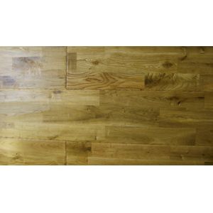 Oak Solid 3-strips, hand-scraped,distressed,UV lacquer
